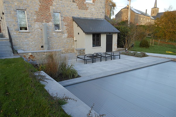 Aménagement complet d’un jardin à Gendron près de Dinant