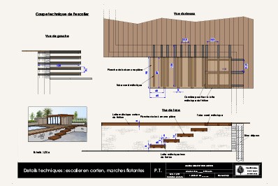 Plans techniques d’aménagement extérieur